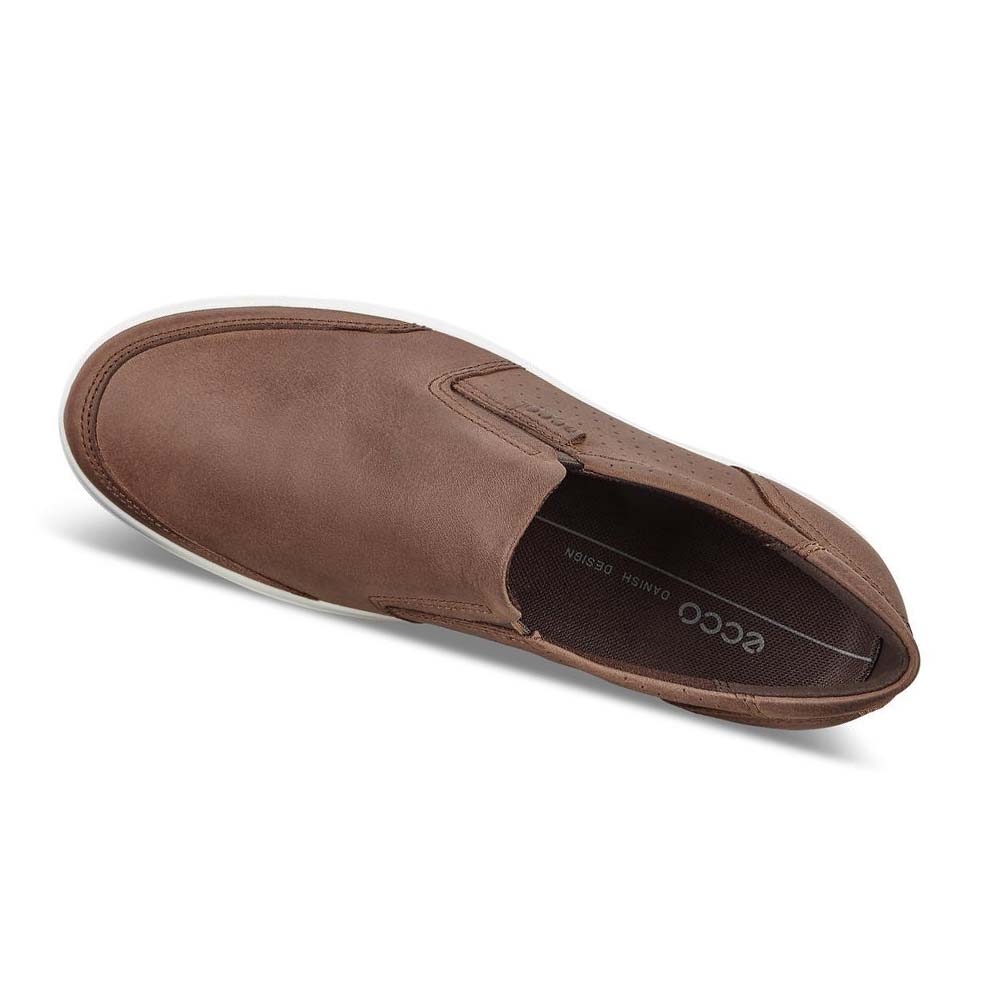 Pánské Boty Casual Ecco Soft 7 Slip-on Hnědé | CZ 481MQZ